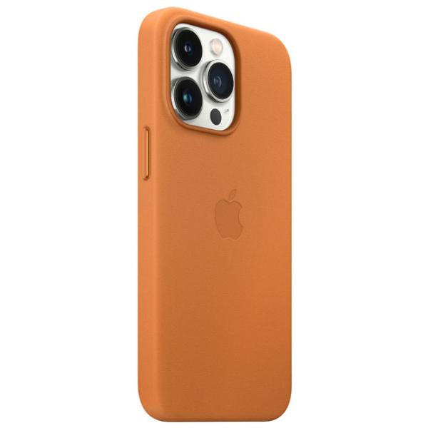 Чехол для смартфона Apple iPhone 13 Pro Max Apple/ Back/ Кожа/ Золотистый Коричневый photo 3 Чехол для смартфона Apple iPhone 13 Pro Max Apple/ Back/ Кожа/ Золотистый Коричневый photo 3