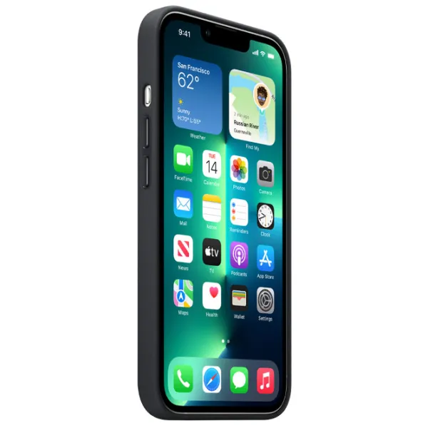 Чехол для смартфона Apple iPhone 13 Pro Max Apple/ Back/ Кожа/ Midnight Черный photo 4 Чехол для смартфона Apple iPhone 13 Pro Max Apple/ Back/ Кожа/ Midnight Черный photo 4