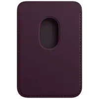 Husă Portmoneu Apple iPhone 12 - 14 All Apple/ MagSafe/ Piele/ Dark Cherry photo 3