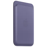 Husă Portmoneu Apple iPhone 12 - 14 All Apple/ MagSafe/ Piele/ Wisteria Purple photo 2