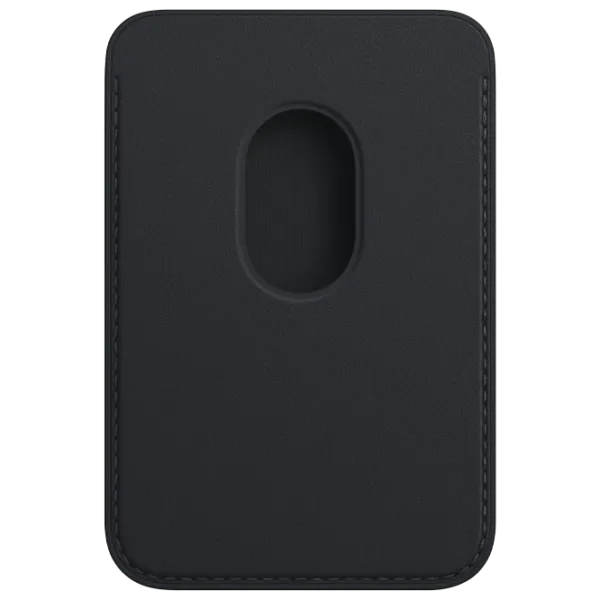 Husă Portmoneu Apple iPhone 12 - 14 All Apple/ MagSafe/ Piele/ Midnight Black photo 3 Husă Portmoneu Apple iPhone 12 - 14 All Apple/ MagSafe/ Piele/ Midnight Black photo 3