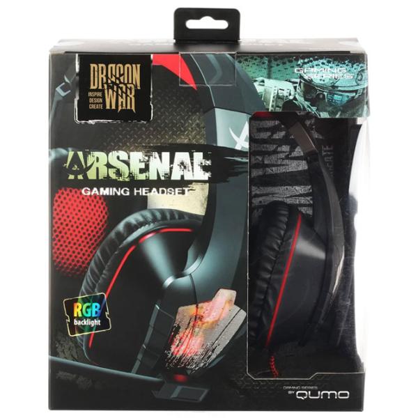 Căști Qumo Protector Red Black Cu fir/ Gaming photo 8 Căști Qumo Protector Red Black Cu fir/ Gaming photo 8