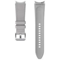 Ремень Samsung Galaxy Watch 4 ET-SHR89LSEG Leather/ 20 мм/ Серебристый Серый photo 2