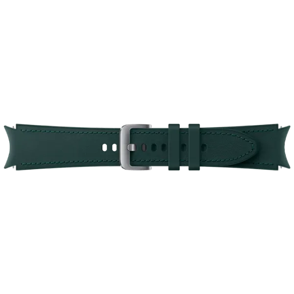 Ремень Samsung Galaxy Watch 4 ET-SHR89LGEG Leather/ 20 мм/ Зелёный Серебристый photo 4 Ремень Samsung Galaxy Watch 4 ET-SHR89LGEG Leather/ 20 мм/ Зелёный Серебристый photo 4