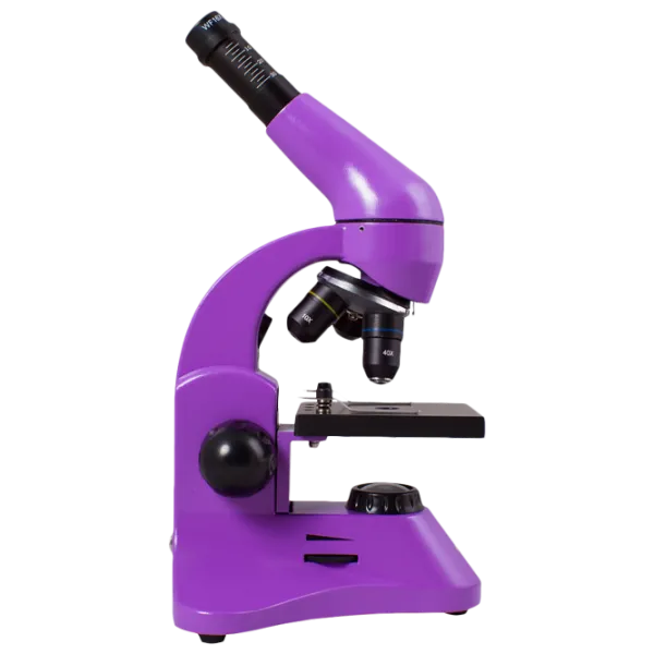 Microscop Levenhuk Rainbow 50L PLUS Biologic/ Amethyst photo 3