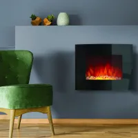 Șemineu electric Electrolux EFP/ W-1150URLS Black photo 5