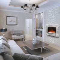 Șemineu electric Electrolux EFP/ W-2000S Mirror photo 6