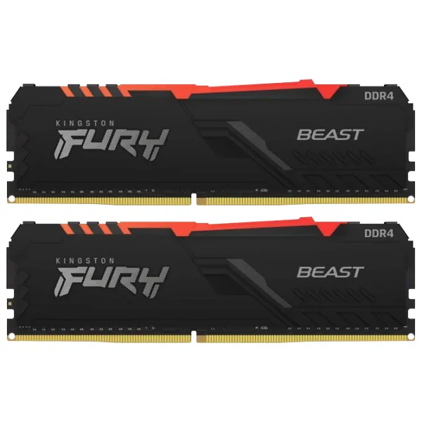 Memorie RAM Kingston FURY Beast RGB KF437C19BB1AK2/ 32 DIMM/ DDR4/ 32 GB photo 2