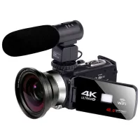 Cameră video Better Life Camcorder High Definit 4K Black photo 3