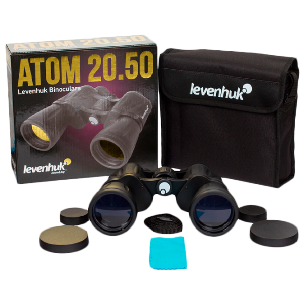 Бинокль Levenhuk Atom 20x50 Черный photo 6 Бинокль Levenhuk Atom 20x50 Черный photo 6