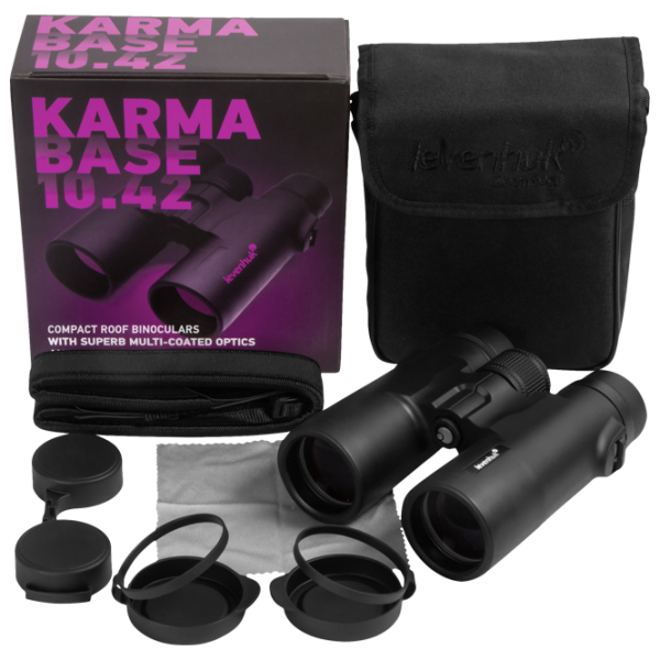 Бинокль Levenhuk Karma BASE 10x42 Черный photo 5 Бинокль Levenhuk Karma BASE 10x42 Черный photo 5