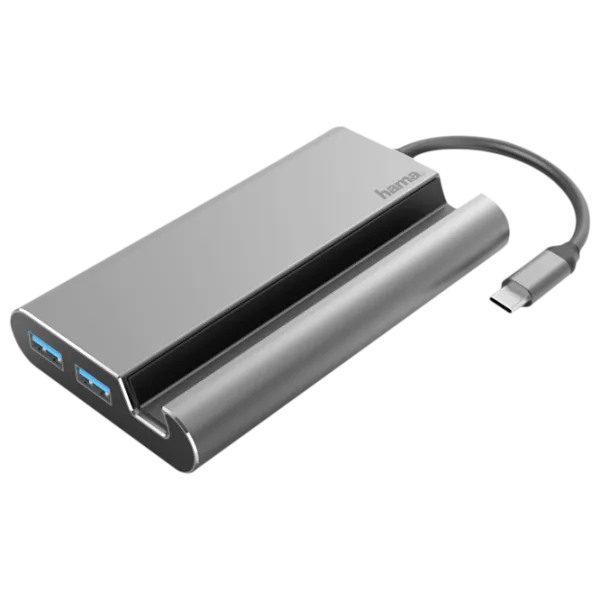 Адаптер Hama 200102 USB Type-C/ Серый photo 2 Адаптер Hama 200102 USB Type-C/ Серый photo 2