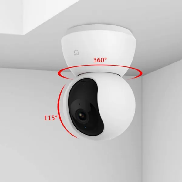 Камера видеонаблюдения Xiaomi Mi Home Security Camera 360 Беспроводные/ Белый photo 6