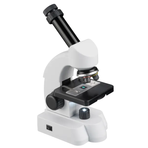 Microscop Bresser Junior 40x-640x Biologic/ White photo 2