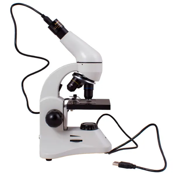 Microscop Levenhuk Rainbow D50L PLUS 2M Biologic/ White photo 4