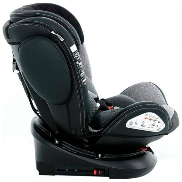 Scaun auto Glamvers Pilot (41796) 9 luni - 12 ani/ 36 kg/ Gray photo 4