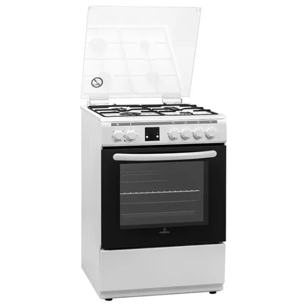 Fermatik FMC662WGW Pe gaz/ White photo 2