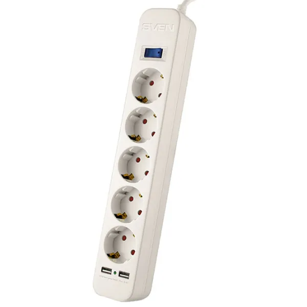 Prelungitor Sven SF-05LU 3 m White photo 2 Prelungitor Sven SF-05LU 3 m White photo 2