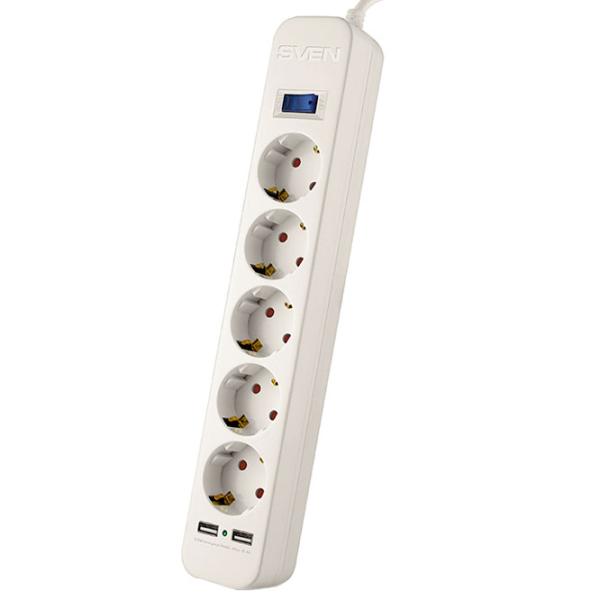 Prelungitor Sven SF-05LU 3 m White photo 2 Prelungitor Sven SF-05LU 3 m White photo 2