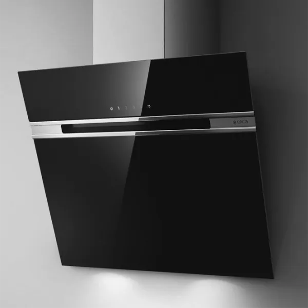 Hotă Elica Stripe BL/A/60/LX Înclinată/ Black/ Inox photo 3