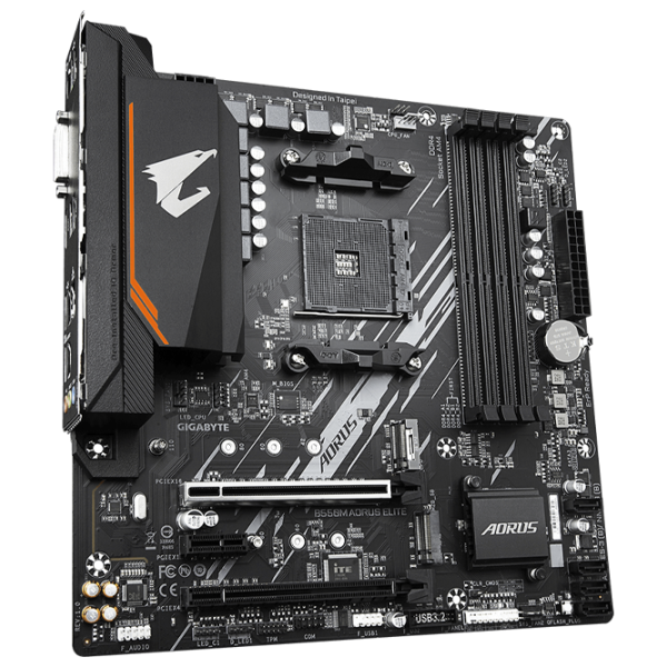 Материнская плата Gigabyte B550M AORUS ELITE 1.1 mATX/ AMD B550M photo 2 Материнская плата Gigabyte B550M AORUS ELITE 1.1 mATX/ AMD B550M photo 2