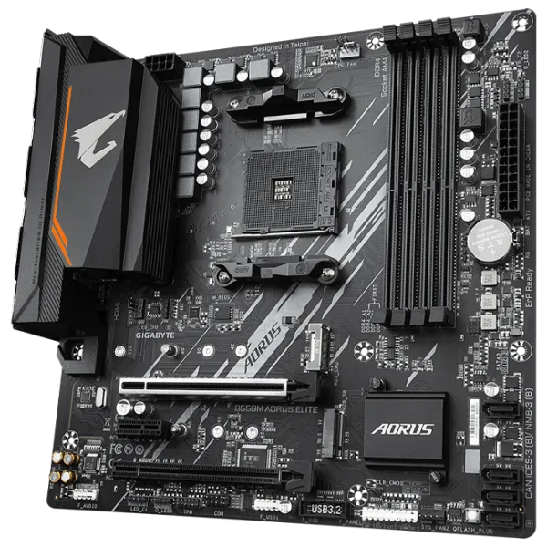 Материнская плата Gigabyte B550M AORUS ELITE 1.1 mATX/ AMD B550M photo 3 Материнская плата Gigabyte B550M AORUS ELITE 1.1 mATX/ AMD B550M photo 3
