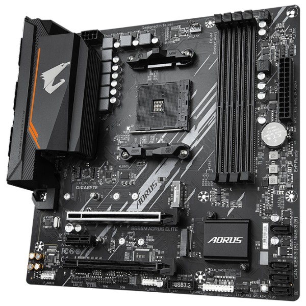 Материнская плата Gigabyte B550M AORUS ELITE 1.1 mATX/ AMD B550M photo 3 Материнская плата Gigabyte B550M AORUS ELITE 1.1 mATX/ AMD B550M photo 3