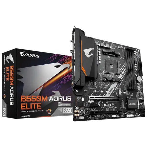 Материнская плата Gigabyte B550M AORUS ELITE 1.1 mATX/ AMD B550M photo 5 Материнская плата Gigabyte B550M AORUS ELITE 1.1 mATX/ AMD B550M photo 5