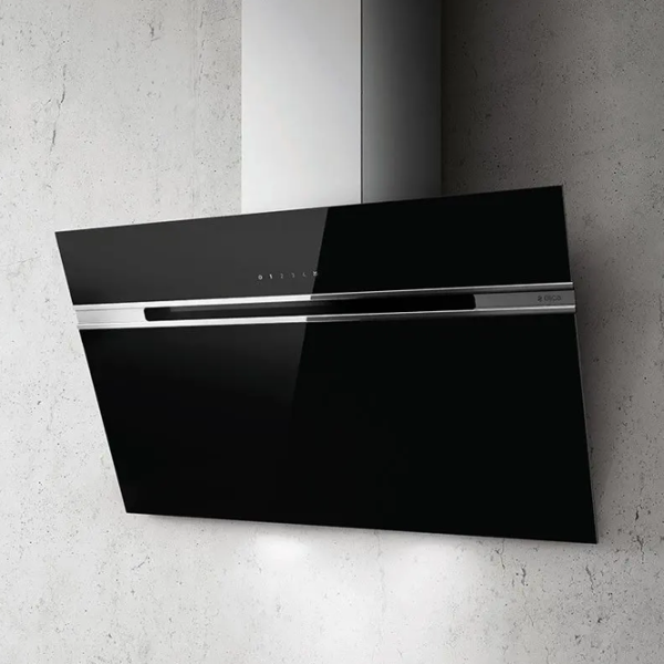 Hotă Elica Stripe BL/A/90/LX Înclinată/ Black/ Inox photo 3