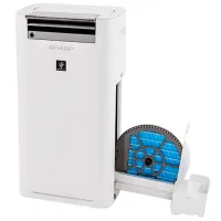 Umidificator-purificator de aer SHARP KCG50EUW Pe podea/ White photo 13
