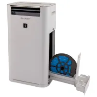Umidificator-purificator de aer SHARP KCG60EUW Pe podea/ White photo 6