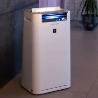 Umidificator-purificator de aer SHARP KCG60EUW Pe podea/ White photo 7