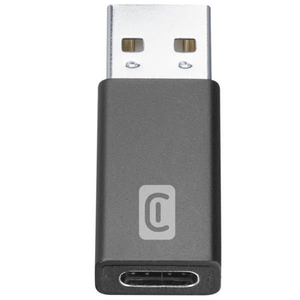 Adapter Cellularline USBCADAPTERTOUSBK USB Type-C/ Black photo 2