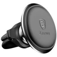 Suport pentru telefon Baseus Magnet Car Mount Black photo 2