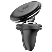 Suport pentru telefon Baseus Magnet Car Mount Black photo 3