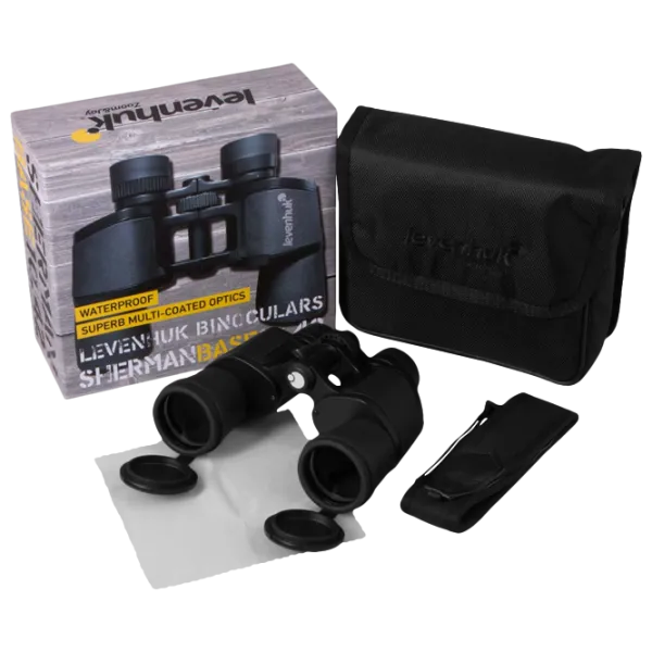 Binoclu Levenhuk Sherman BASE 10x42 Black photo 6