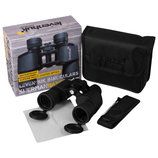 Binoclu Levenhuk Sherman BASE 10x42 Black photo 6
