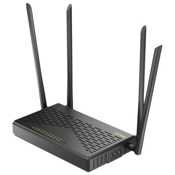 Wi-Fi Router D-Link DIR-825/ GFRU 300 Mbit/ s/ 867 Mbit/ s/ Black photo 2