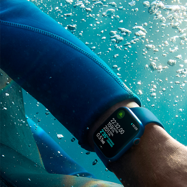 Умные часы Apple Watch Series 7 MKN13WB/ A/ Синий/ Abyss Blue Sport photo 6 Умные часы Apple Watch Series 7 MKN13WB/ A/ Синий/ Abyss Blue Sport photo 6