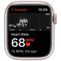 Ceas inteligent Apple Watch Series 7 MKMY3WB/ A/ Starlight Khaki/ Starlight Sport photo 5