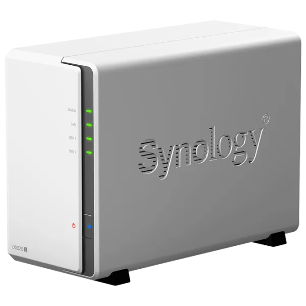 Сетевое хранилище Synology DS220j Белый photo 2