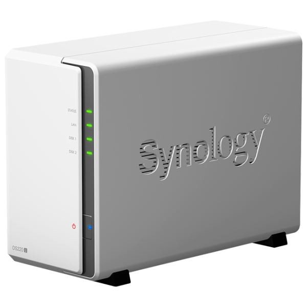 Сетевое хранилище Synology DS220j Белый photo 2