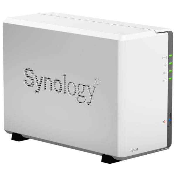 Сетевое хранилище Synology DS220j Белый photo 3