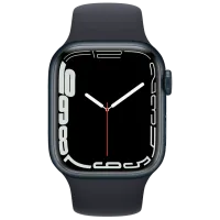 Умные часы Apple Watch Series 7 MKMX3WB/ A/ Midnight Черный/ Midnight Sport photo 2