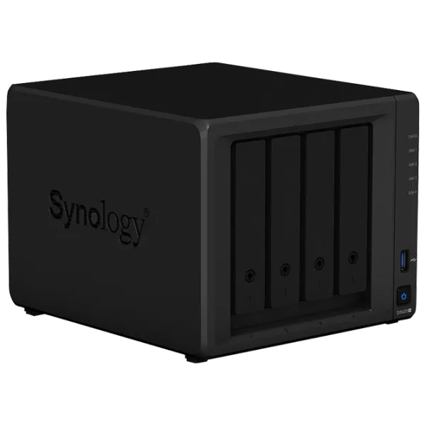 Сетевое хранилище Synology DS420+ Черный photo 3