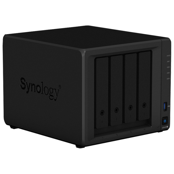 Сетевое хранилище Synology DS420+ Черный photo 3