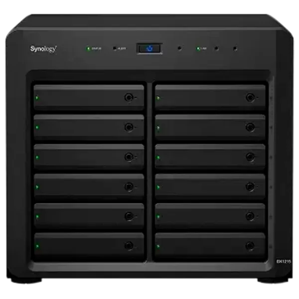 Сетевое хранилище Synology DX1215 Черный photo 2