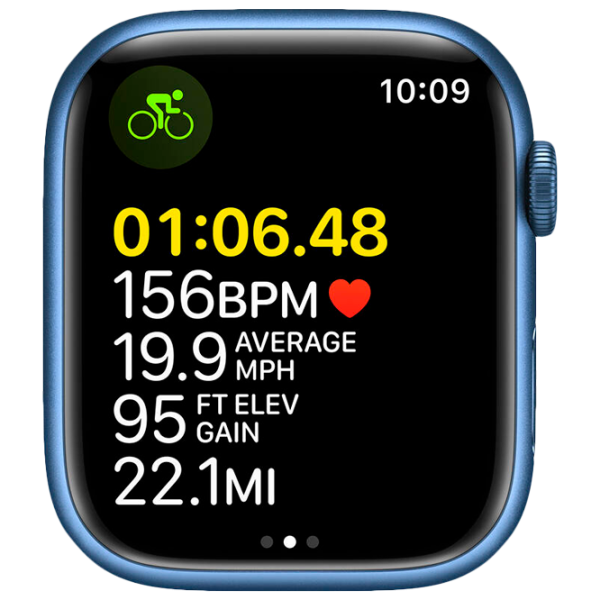 Умные часы Apple Watch Series 7 MKN83WB/ A/ Синий/ Abyss Blue Sport photo 3 Умные часы Apple Watch Series 7 MKN83WB/ A/ Синий/ Abyss Blue Sport photo 3