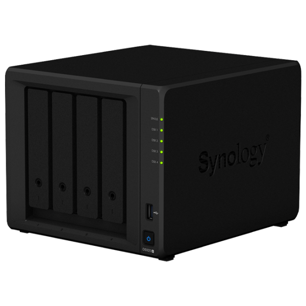 Сетевое хранилище Synology DS920+ Черный photo 2