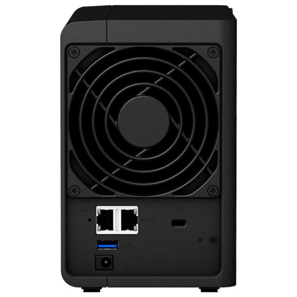 Сетевое хранилище Synology DS220+ Черный photo 5